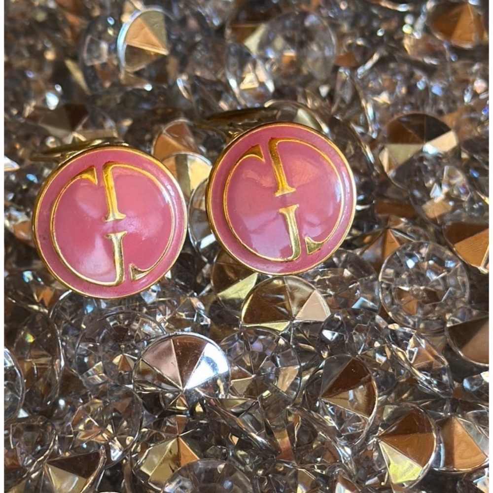 Gucci Marmont Ultra Rare Pink Gold Plated Clip-On Earrings - Picture 6 of 13